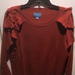 Simply Vera Vera Wang Long Sleeve Blouse Size L